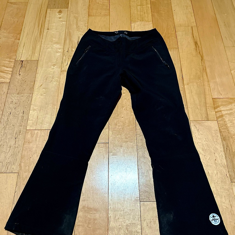 Killtec fleece-lined pants. Black. Size 42. US Sz.10. Worn once.